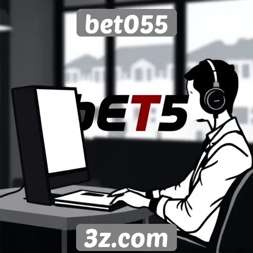 Atendimento ao cliente na plataforma bet055