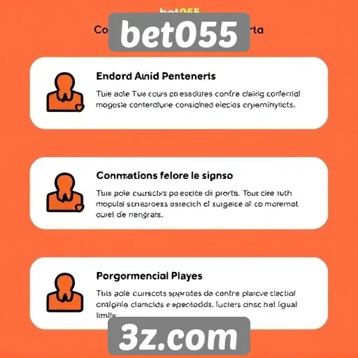 Recursos de suporte ao cliente no site bet055